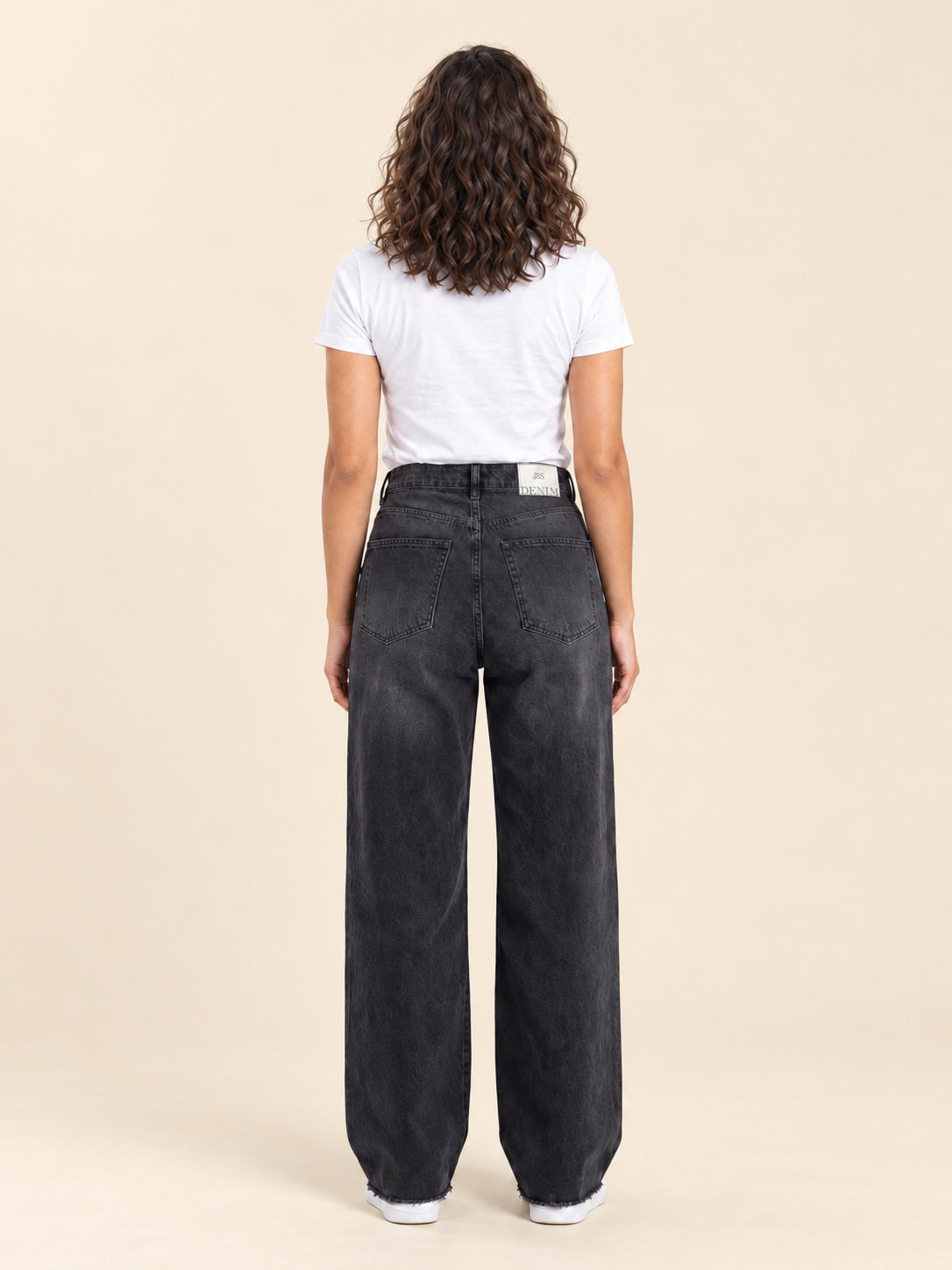Wide-Leg Jeans — Dirty Grey